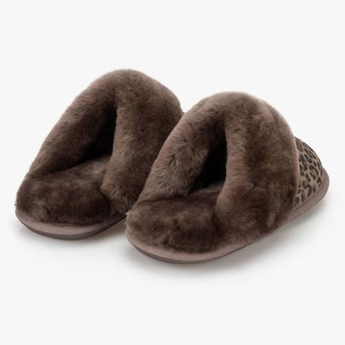 Ladies Duchess Sheepskin Slipper  Animal Extra Image 5
